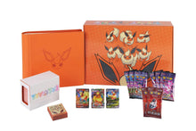 Load image into Gallery viewer, Pokemon TCG Simplified Chinese Sword & Shield Eevee Advanced Gift Box (CSH3) Vaporeon + Jolteon + Flareon Bundle