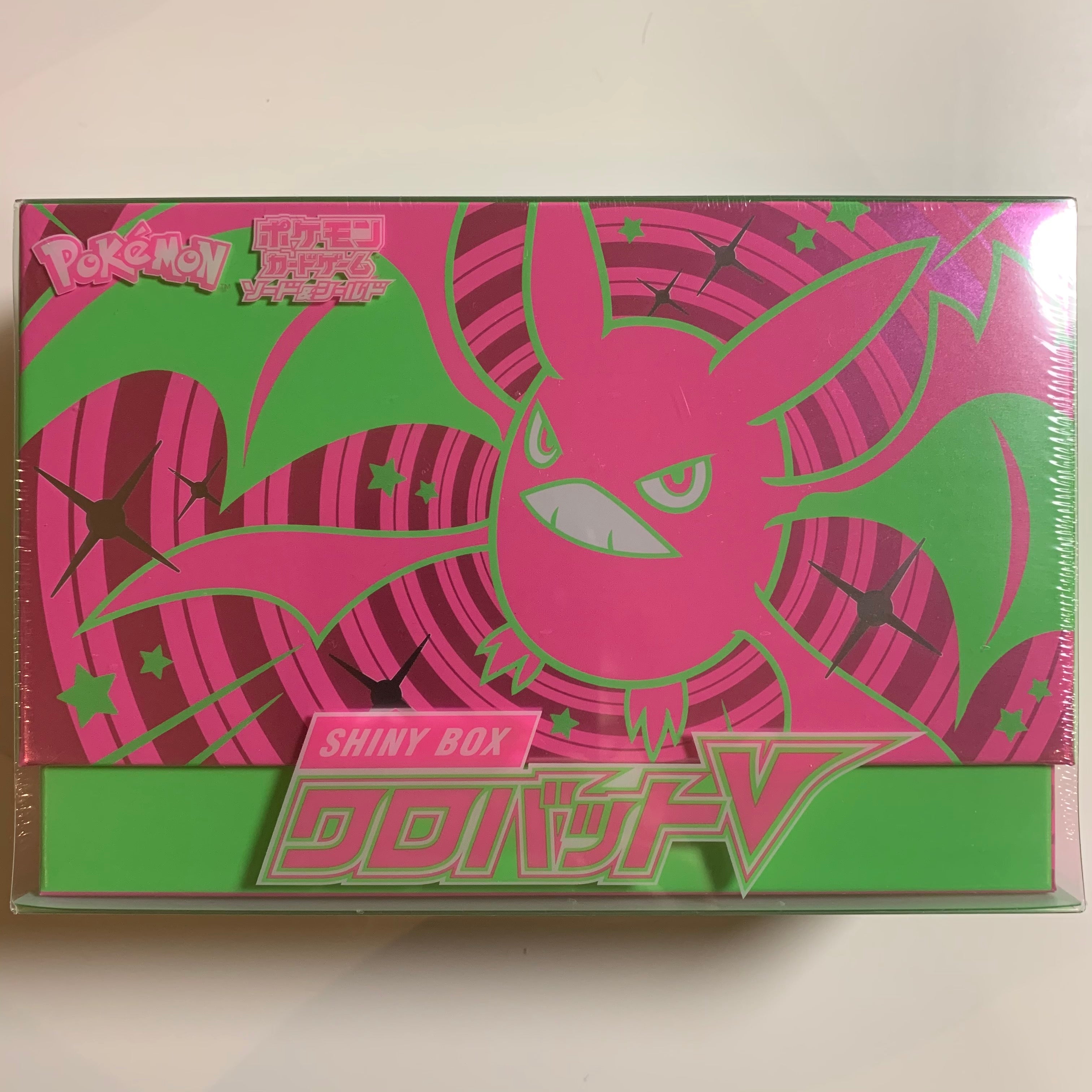 Pokemon TCG Japanese Sword & Shield Shiny Box Crobat V – PokeWayne