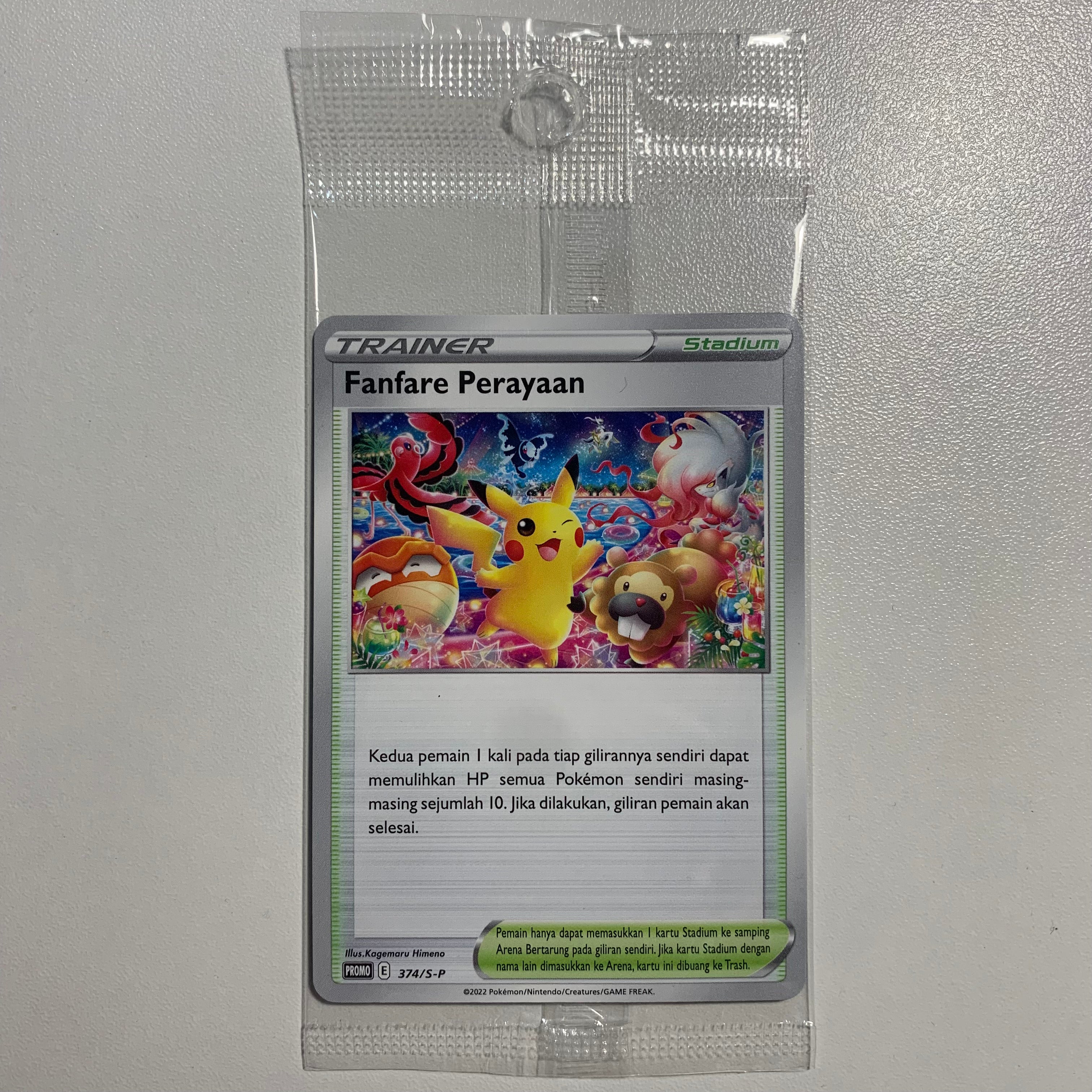 Pokemon TCG Indonesian Sword & Shield Celebration Fanfare Promo