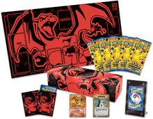 Load image into Gallery viewer, Pokemon TCG Chinese Sword & Shield Celebrations 25th Anniversary (s8a) Charizard + Venusaur + Blastoise + Umbreon + Rayquaza + Gardevoir Collection Box Bundle