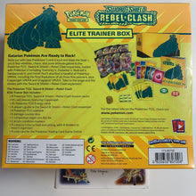 Load image into Gallery viewer, Pokemon TCG Sword &amp; Shield Rebel Clash Elite Trainer Box
