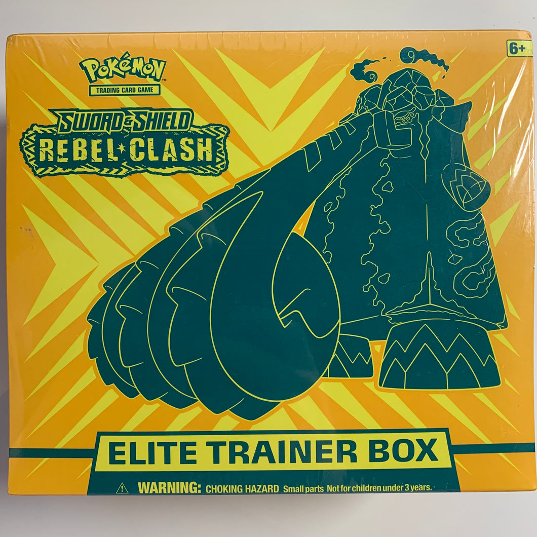 Pokemon TCG Sword & Shield Rebel Clash Elite Trainer Box