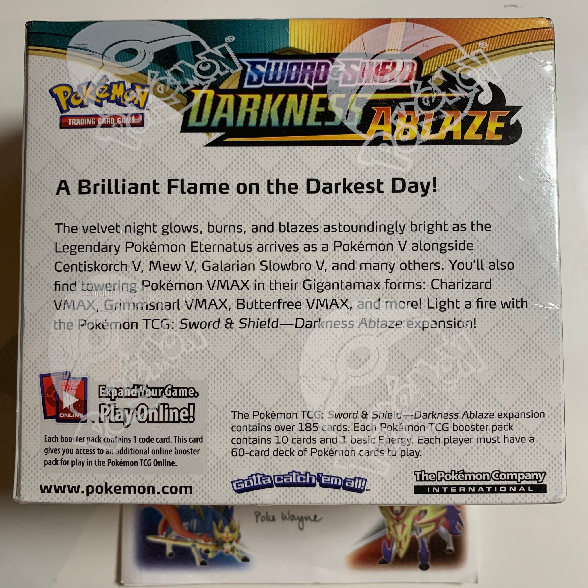 Pokemon TCG Sword & Shield Darkness Ablaze Booster Box – PokeWayne