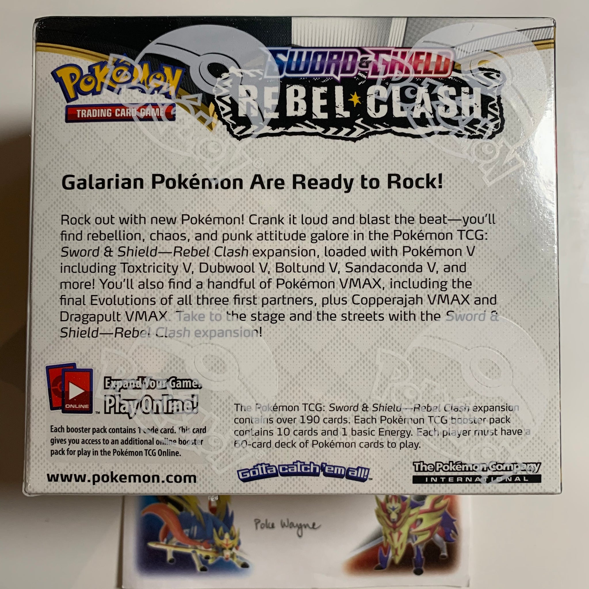 rebellious clash booster box Pokemon TCG Sword & Shield Rebel Clash Booster Box
