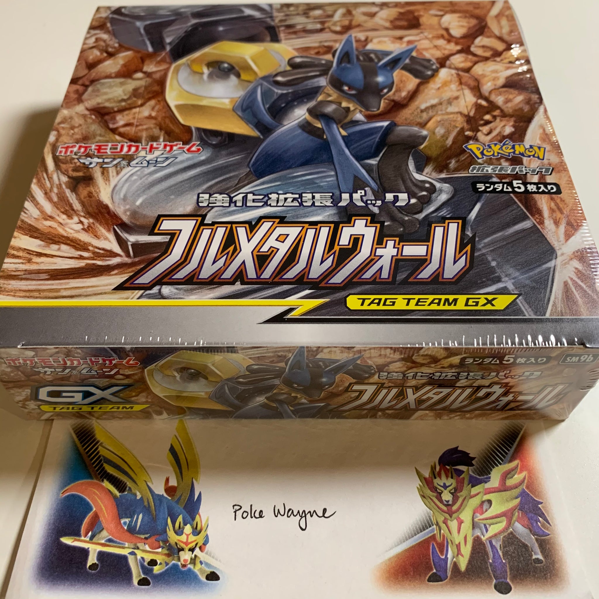 full metal wall booster box Pokemon TCG Japanese Sun & Moon Full Metal Wall (SM9b) Booster Box