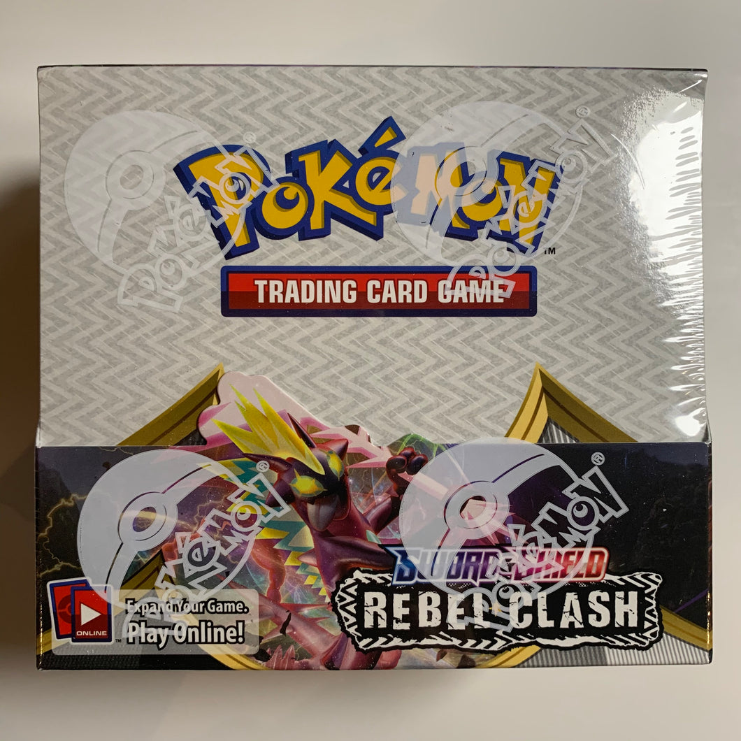 Pokemon TCG Sword & Shield Rebel Clash Booster Box PokeWayne Pokemon TCG Sword & Shield Rebel Clash Booster Box PokeWayne