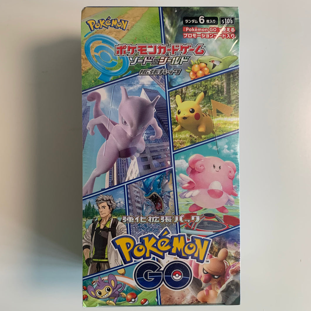 english pokemon go booster box Pokemon TCG Japanese Sword & Shield Pokemon GO (s10b) Booster Box – PokeWayne