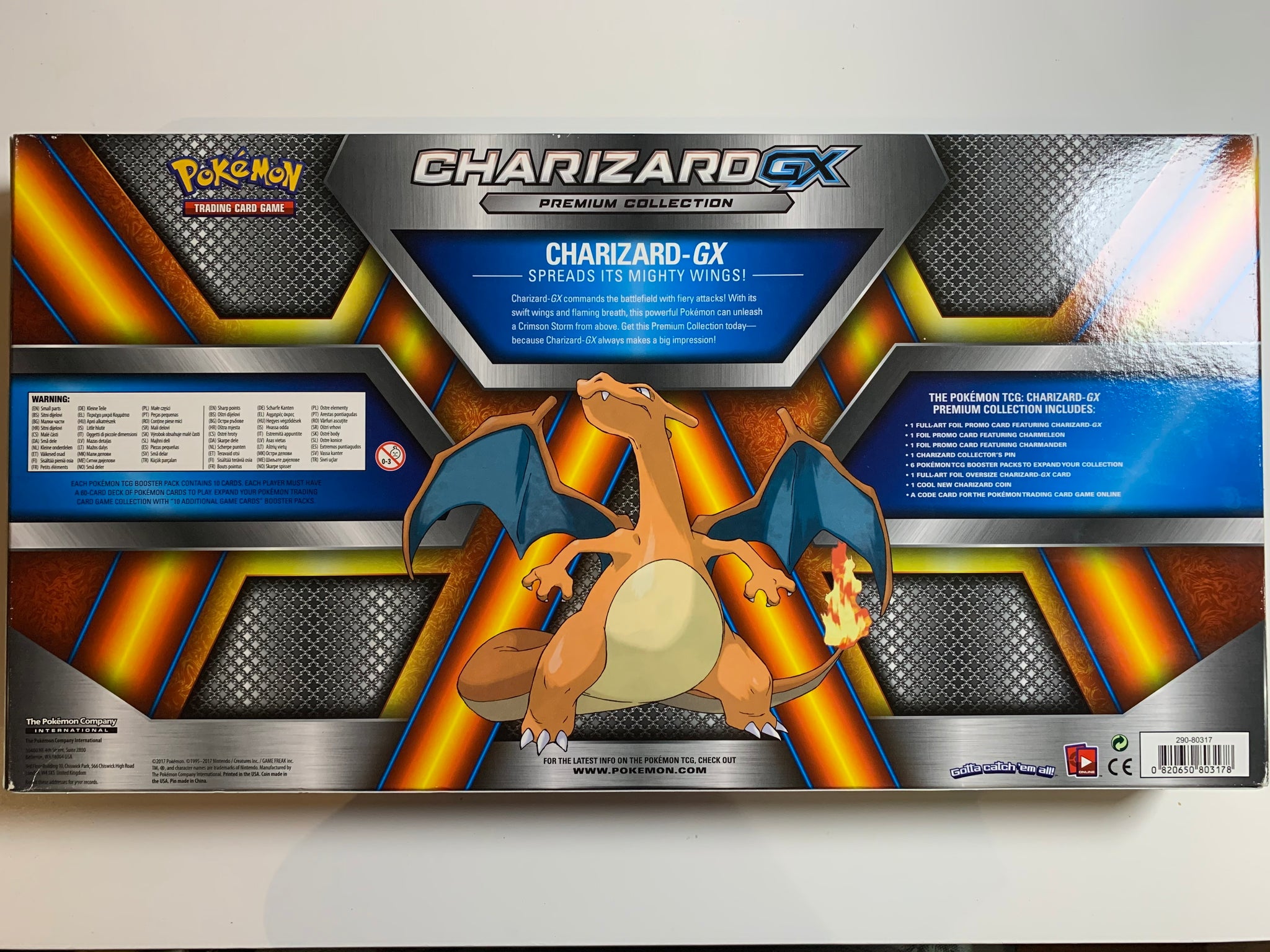 Pokemon TCG Sun & Moon Charizard GX Premium Collection Box PokeWayne Pokemon TCG Sun & Moon Charizard GX Premium Collection Box PokeWayne