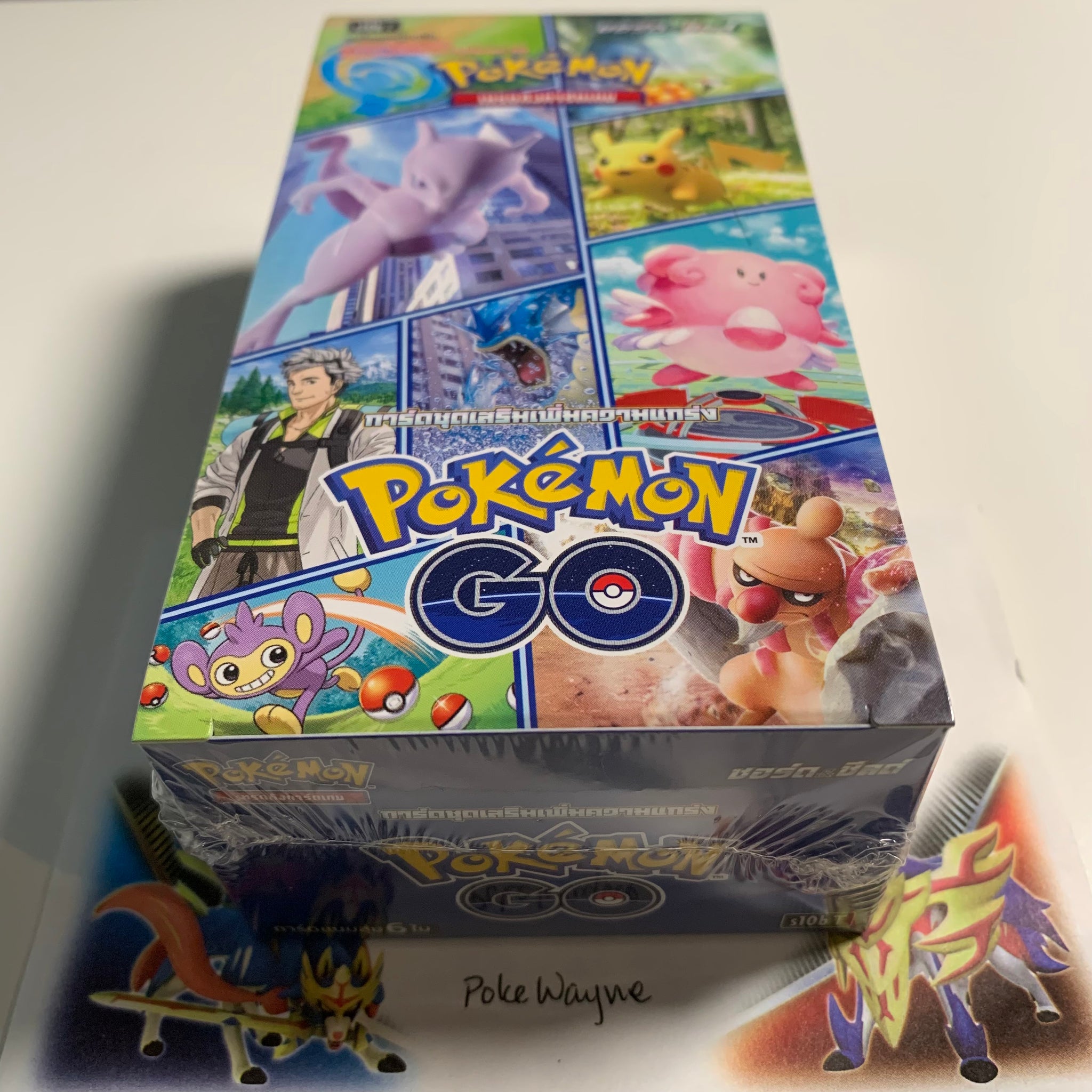 Pokemon TCG Thai Sword & Shield Pokemon GO (s10b) Booster Box PokeWayne Pokemon TCG Thai Sword & Shield Pokemon GO (s10b) Booster Box PokeWayne